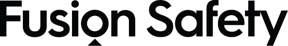 black logo fusion safety management